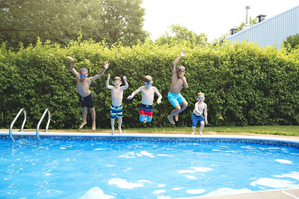 pool opening
