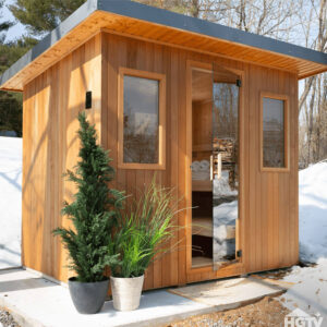 outdoor sauna